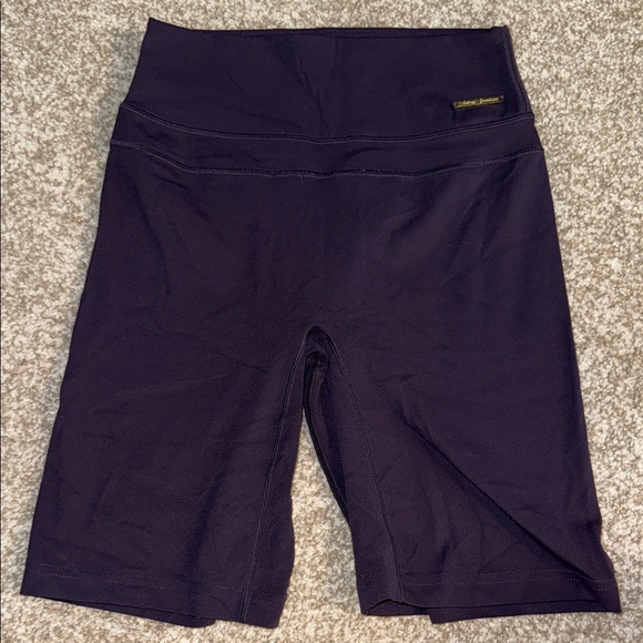 Gymshark Whitney Simmons Women's Dark Purple/blue Bike Shorts - Picture 1 of 2